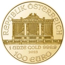 Złota moneta Wiedeński Filharmonik 1oz.